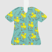 Birdie Golfer Chick Ornament (voorkant)