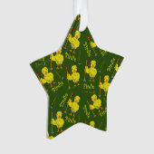 Birdie Golfer Chick Ornament (voorkant)