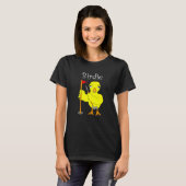 Birdie Golfer Chick T-shirt (Voorkant volledig)