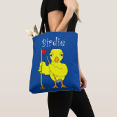 Birdie Golfer Chick Tote Bag (Dichtbij)