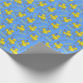 Birdie Golfing Chick Cadeaupapier (Hoek)