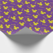 Birdie Golfing Chick Cadeaupapier (Hoek)