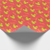 Birdie Golfing Chick Cadeaupapier (Hoek)