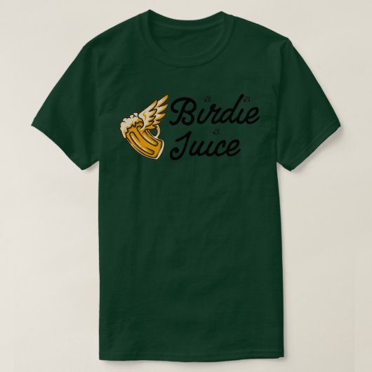 Birdie Juice Funny Golf 1 T-shirt (Design voorkant)