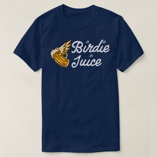 Birdie Juice Funny Golf T-shirt (Design voorkant)
