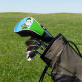 Birdie of Better Golf Ball viert het gat in één Golfheadcover (Insitu)