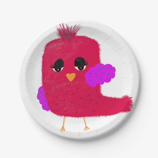 Birdie papier bord (Voorkant)