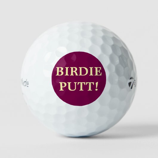 birdie putt golfballen (Voorkant)