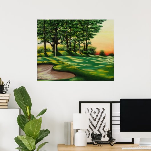 Birdie Putt Poster (Thuiskantoor)