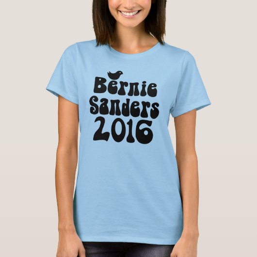 Birdie Sanders 2016 Bernie Tie Dye T-shirt (Voorkant)