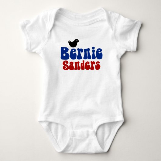 Birdie Sanders 2016 Retro Bernie Romper (Voorkant)