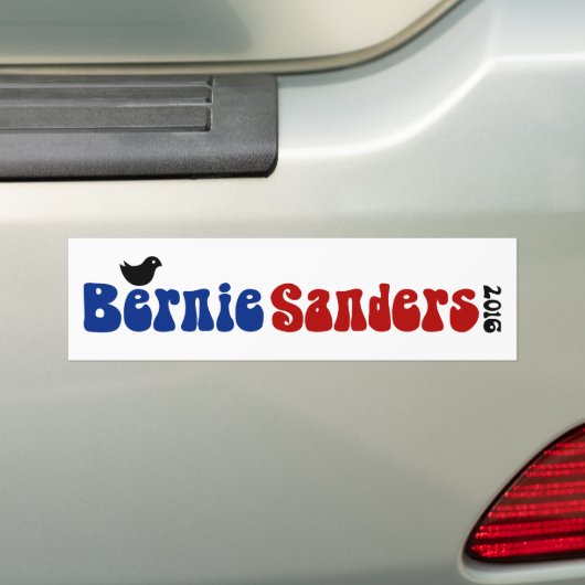 Birdie Sanders Retro Bernie POTUS Bumpersticker (Op auto)
