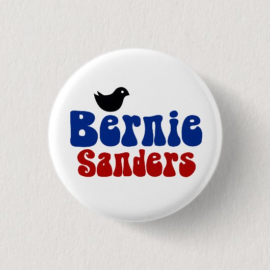 Birdie Sanders Retro Bernie POTUS Ronde Button 3,2 Cm (Voorkant)
