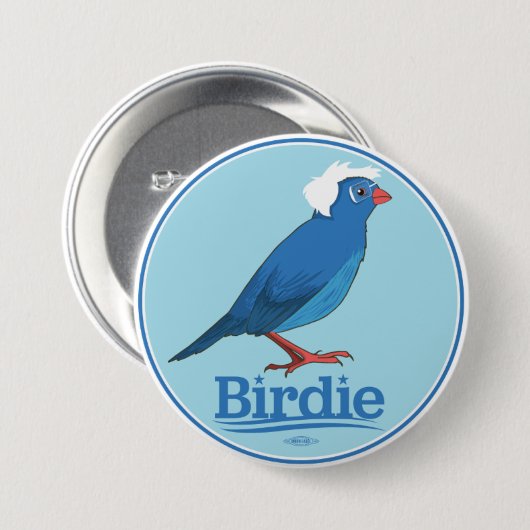Birdie Sanders Ronde Button 7,6 Cm (Voorkant /achterkant)