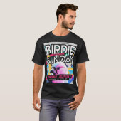Birdie Sunday Electropop Black T-shirt (Voorkant volledig)