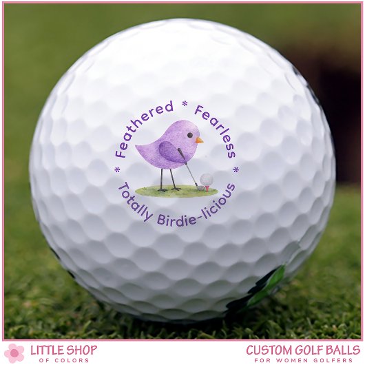 Birdie Theme Vrouwen Aanpasbaar Golfballen
