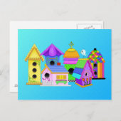 Birdie Village Post Card Briefkaart (Voorkant / Achterkant)