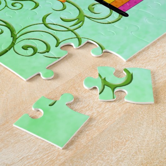 Birdie Village Puzzle Legpuzzel (Zijkant)