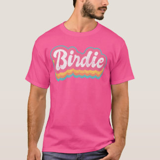 Birdie Voornaam Meisje Vintage 70s 80s Personalise T-shirt