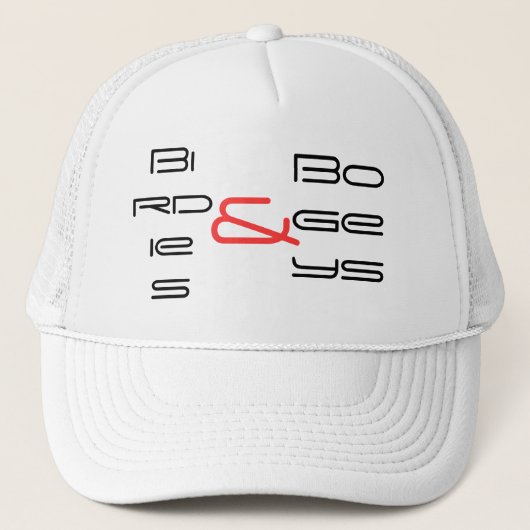 Birdies & Bogeys Trucker Pet (Voorkant)