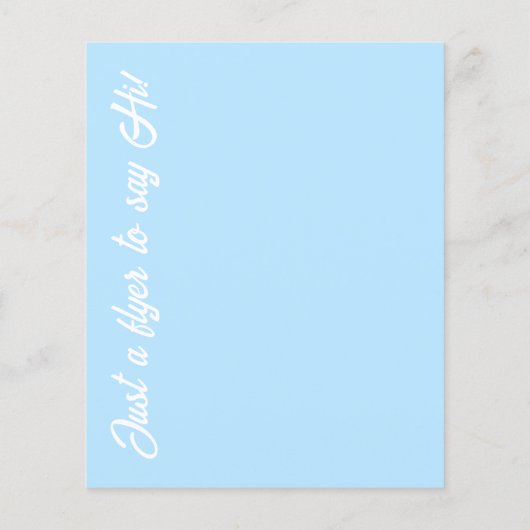 BIRDIES 'flyer' klein briefpapier (Achterkant)