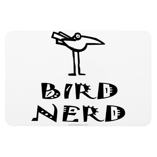 Birding, Birdwatch, ornithologie Magneet (Horizontaal)