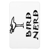 Birding, Birdwatch, ornithologie Magneet (Verticaal)