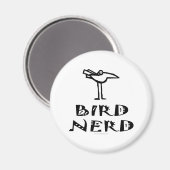 Birding, Birdwatch, ornithologie Magneet (Voorkant / Achterkant)