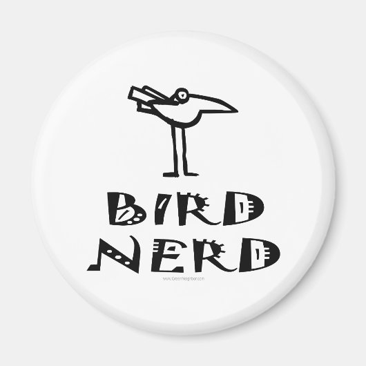 Birding, Birdwatch, ornithologie Magneet (Voorkant)