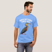Birding Once Bitternwice Shy T-shirt (Voorkant volledig)