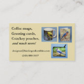 BirdingCollectibles visitekaartje (Achterkant)