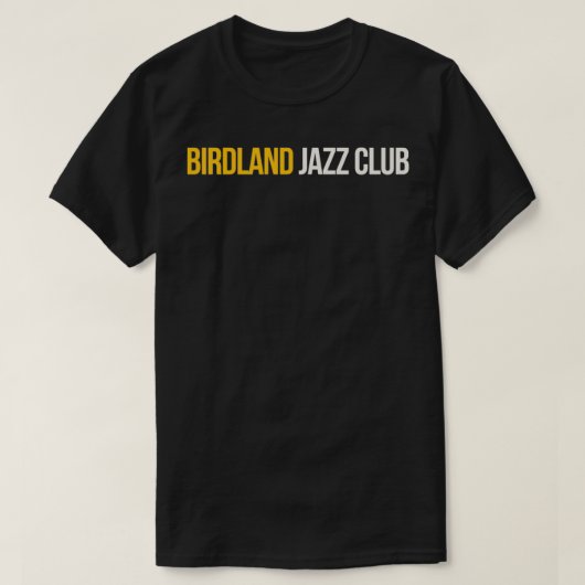 Birdland Jazz Club T-shirt (Design voorkant)