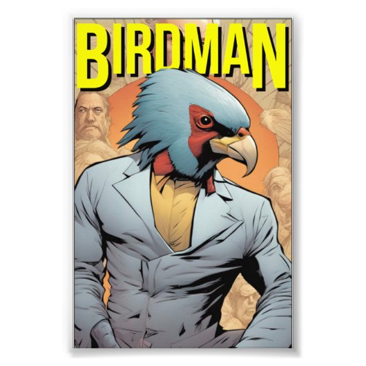Birdman Comic Foto Afdruk (Voorkant)
