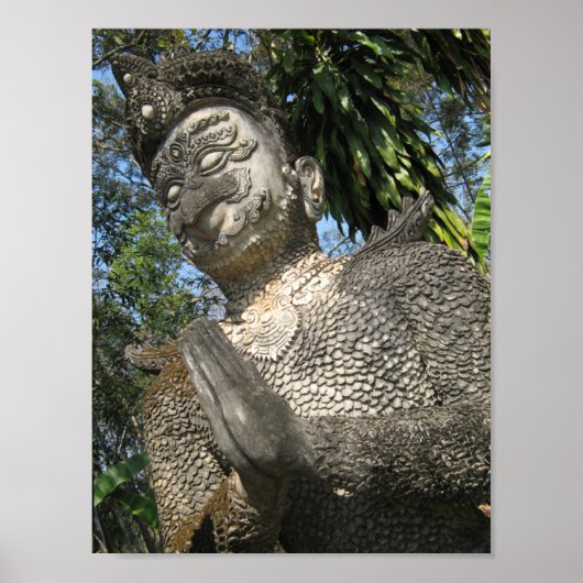 Birdman Wai ... Nong Khai, Isaan, Thailand Poster (Voorkant)