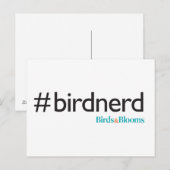 #BirdNerd Briefkaart (Voorkant / Achterkant)