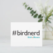 #BirdNerd Briefkaart (Staand voorkant)