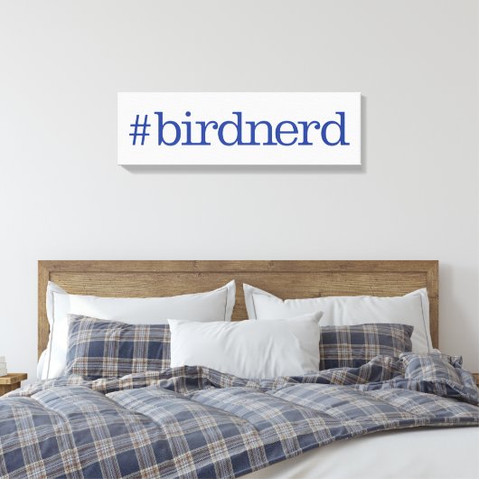 #birdnerd canvas afdruk (Insitu (Slaapkamer))