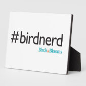 #BirdNerd Fotoplaat (Zijkant)