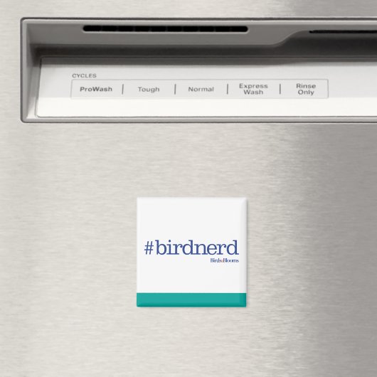 #birdnerd magneet (Insitu (Vaatwasser))