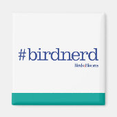 #birdnerd magneet (Voorkant)