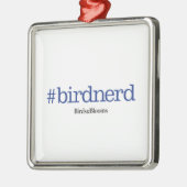 #birdnerd metalen ornament (Links)