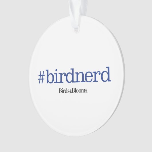 #birdnerd ornament (voorkant)