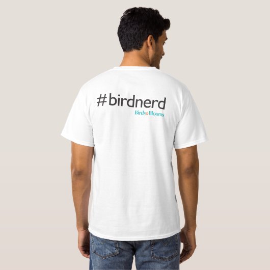 #BirdNerd T-shirt (Achterkant volledig)