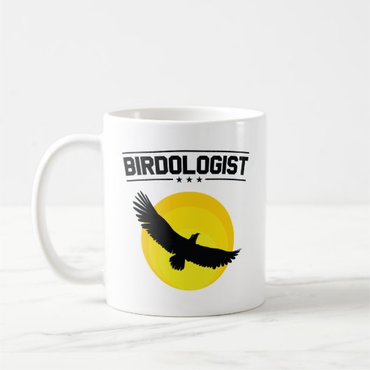 Birdologist Bird Watching Watcher Birding Birder Koffiemok (Links)