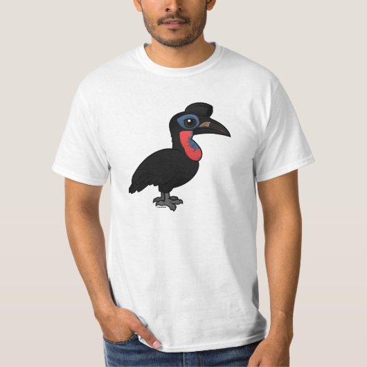 Birdorable Abyssinian Ground Hornbill T-shirt (Voorkant)