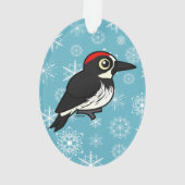 Birdorable Acorn Woodpecker Ornament (achterkant)