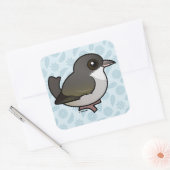 Birdorable 'Akikiki Vierkante Sticker (Envelop)
