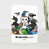 birdorable American Crow Kaart (Achterkant)