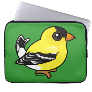 Birdorable American Goldfinch Laptop Sleeve