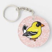 Birdorable American Goldfinch Sleutelhanger (Voorkant)